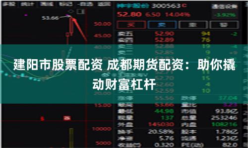 建阳市股票配资 成都期货配资:助你撬动财富杠杆